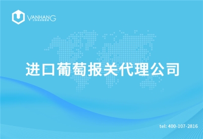 進口葡萄報關代理公司